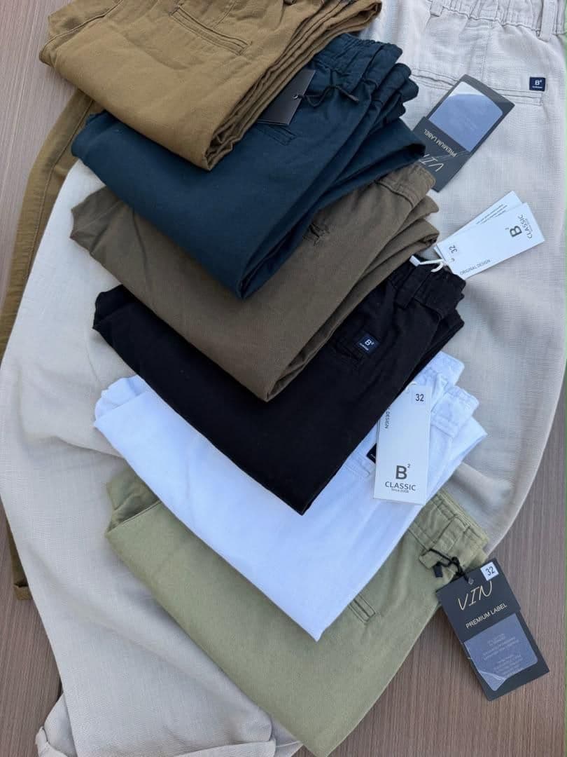Linen Drawstring Pant