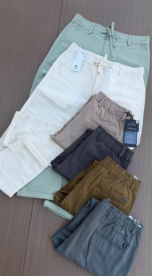 Linen Drawstring Pant
